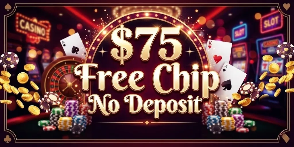 $75 Free Chip No Deposit