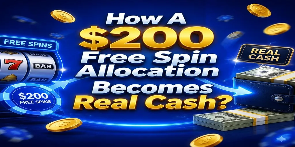 How A $200 Free Spin Allocation Becomes Real Cash