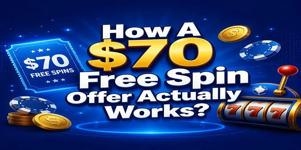 How A $70 Free Spin Offer Actually Works? 
