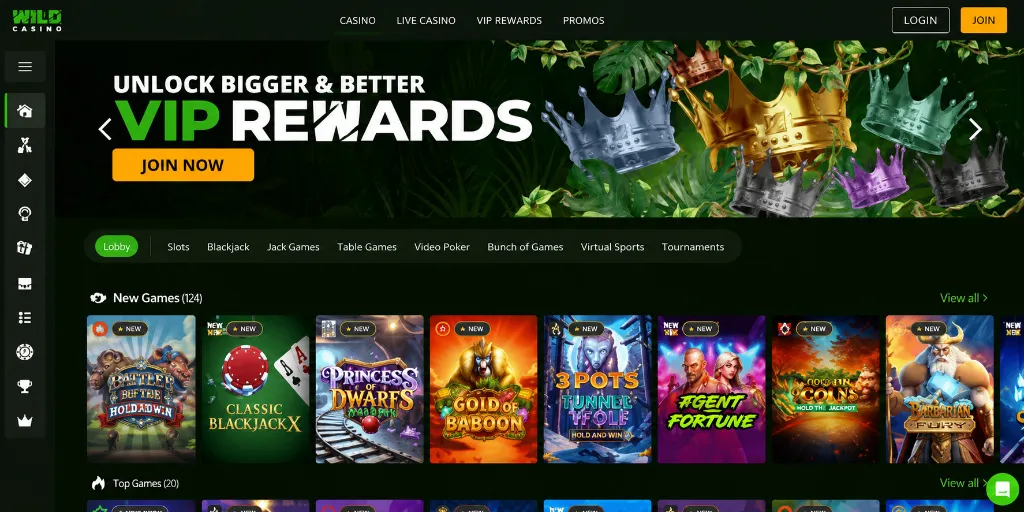 Wild Casino Best Slots To Play Online For Real Money No Deposit 