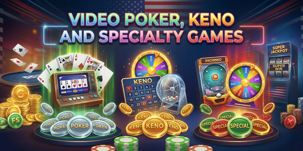 Video Poker, Keno And Specialty Games