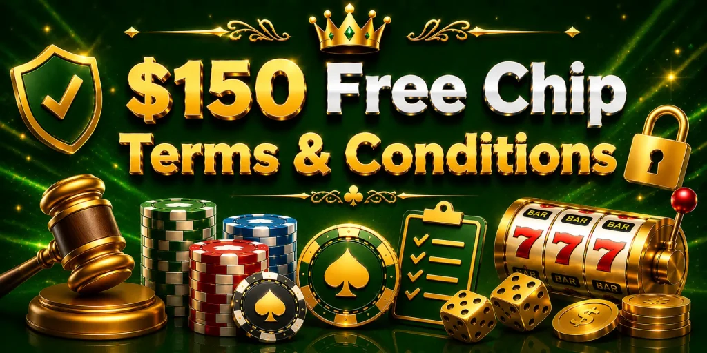 $150 Free Chip Terms & Conditions
