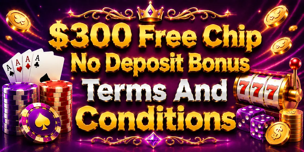 $300 Free Chip No Deposit Bonus Terms And Conditions
