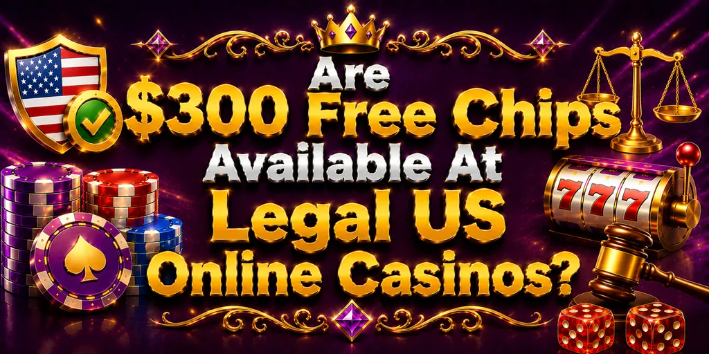 Are $300 Free Chips Available At Legal US Online Casinos?