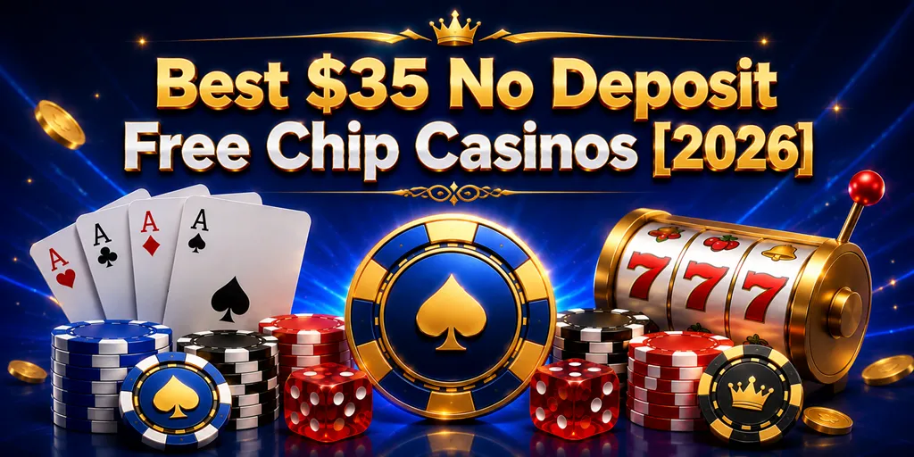 Best $35 No Deposit Free Chip Casinos [2026]