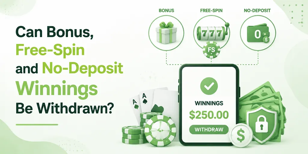 Can Bonus, Free-Spin and No-Deposit Winnings Be Withdrawn