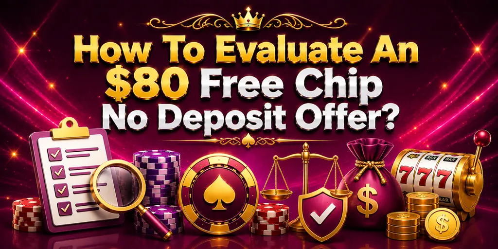 How To Evaluate An $80 Free Chip No Deposit Offer?