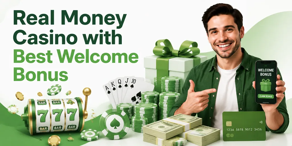 Real Money Casino Welcome Bonus